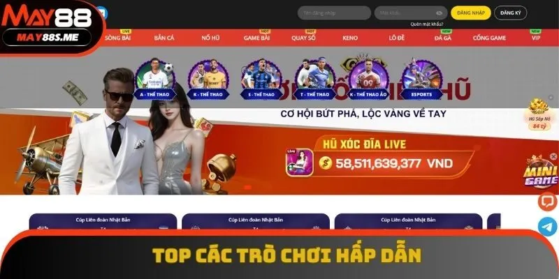 Top các trò chơi hấp dẫn